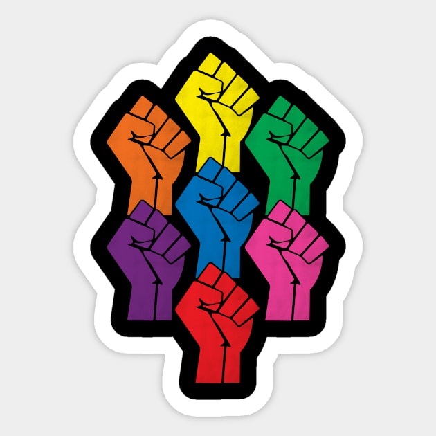 LGBT Resist Sticker by SeaGreen